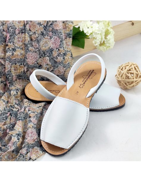 Sandały damskie skórzane