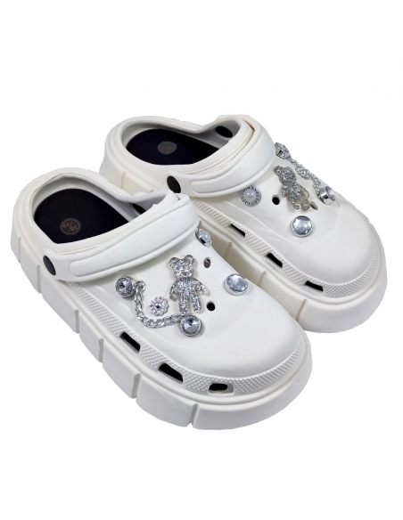 Klapki damskie z misiem