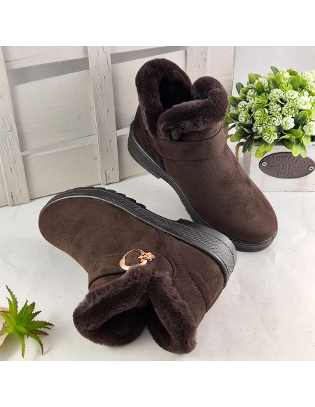 Botki damskie z futerkiem