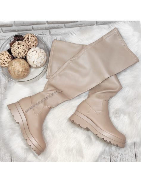 Kozaki damskie muszkieterki