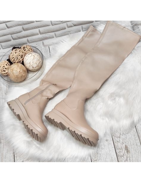 Kozaki damskie muszkieterki