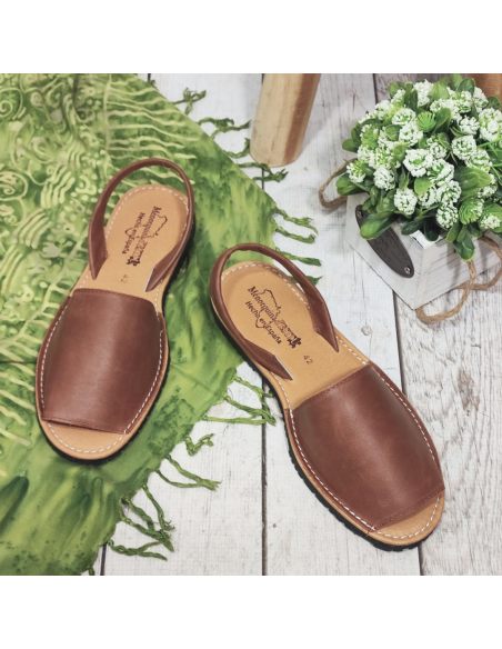 Sandały damskie skórzane...