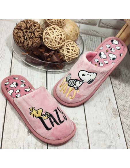 Kapcie damskie Snoopy "Lazy...