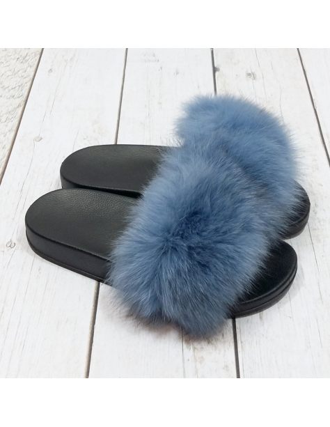 KLAPKI Z NATURALNYM FUTREM