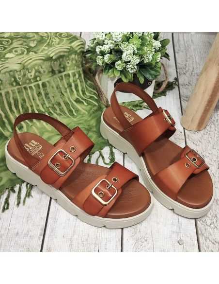 Sandały damskie skórzane...