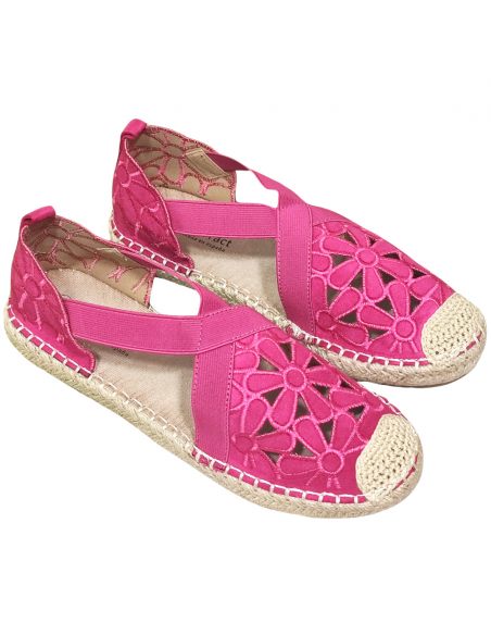Espadryle damskie ażurowe z...