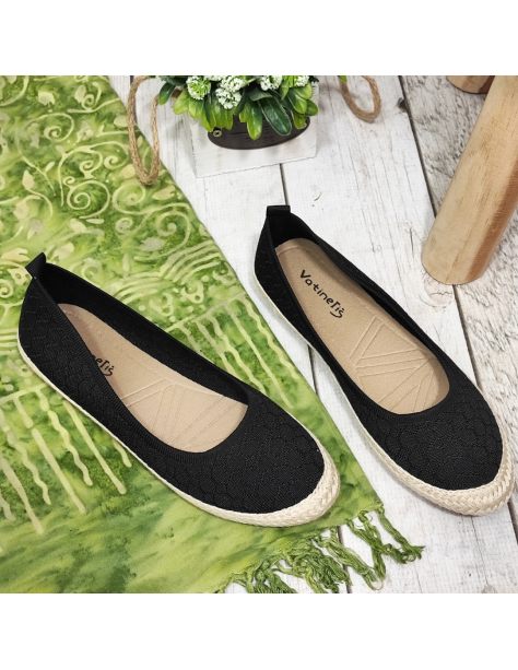 Miękkie baleriny damskie z...