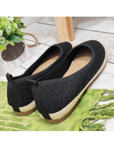 Miękkie baleriny damskie z...