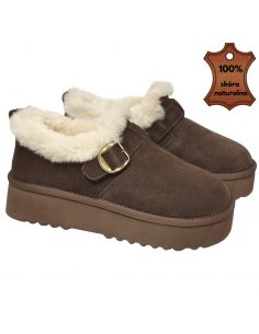 Niskie botki damskie zamsz...