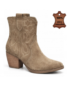 Kowbojki damskie z suwakiem...