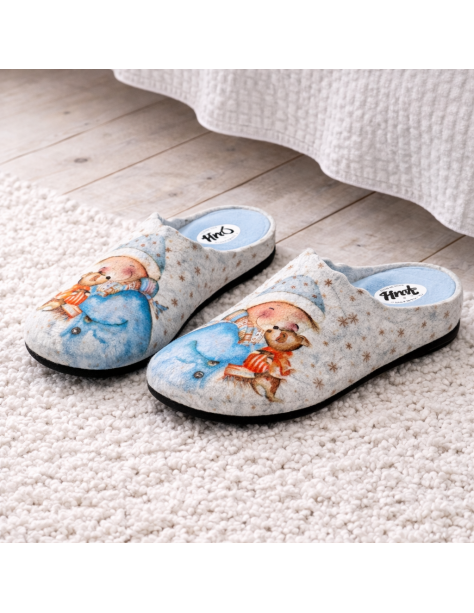 Filcowe kapcie damskie...