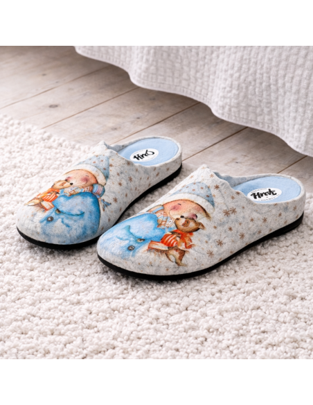 Filcowe kapcie damskie...