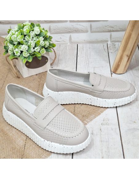 Mokasyny loafersy damskie...