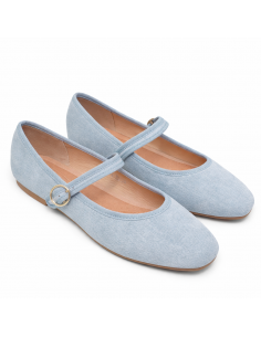 Baleriny damskie z paskiem...