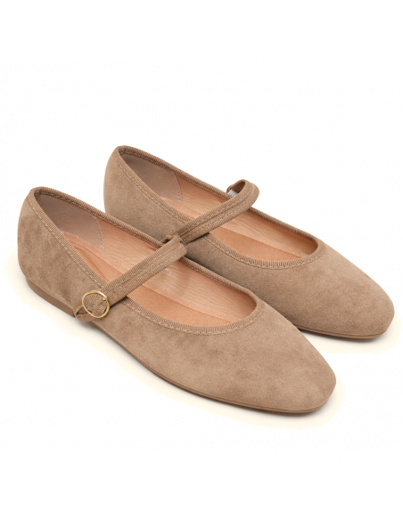 Baleriny damskie z paskiem...