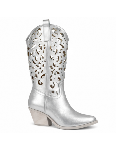 Kowbojki srebrne kozaki...